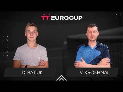 13:40 Dmytro Batiuk - Vitalii Krokhmal 11.12.2023 TT Euro.Cup Ukraine Master. TABLE 3