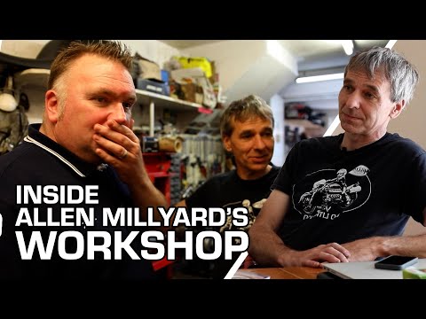 What does Allen Millyard's workshop look like?