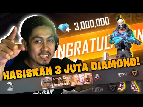 HABISKAN 3 JUTA DIAMOND FREE FIRE!