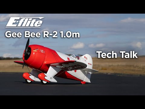 E-flite Gee Bee R-2 1.0m - Tech Talk