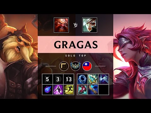 Gragas Top vs Riven - TW Challenger Patch 25.16