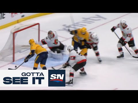 Gotta See It: Senators' James Reimer Reaches Back For Stunning Stick Save
