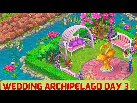Gardenscapes: Restore Wedding Archipelago — Day 3 │Charles Stevens Garden │ Game-play Walk-through