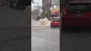 NYC Flood Chaos Caught on Camera