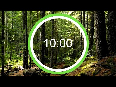 10 Minute Forest Background Timer | 10 Minute Forest/Nature Background Countdown Timer