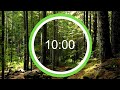 10 Minute Forest Background Timer | 10 Minute Forest/Nature Background Countdown Timer