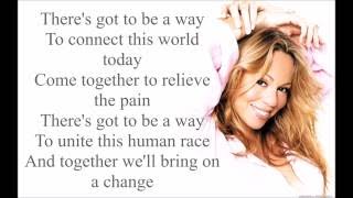 There&#39;s Got To Be a Way - Mariah Carey - Lyrics