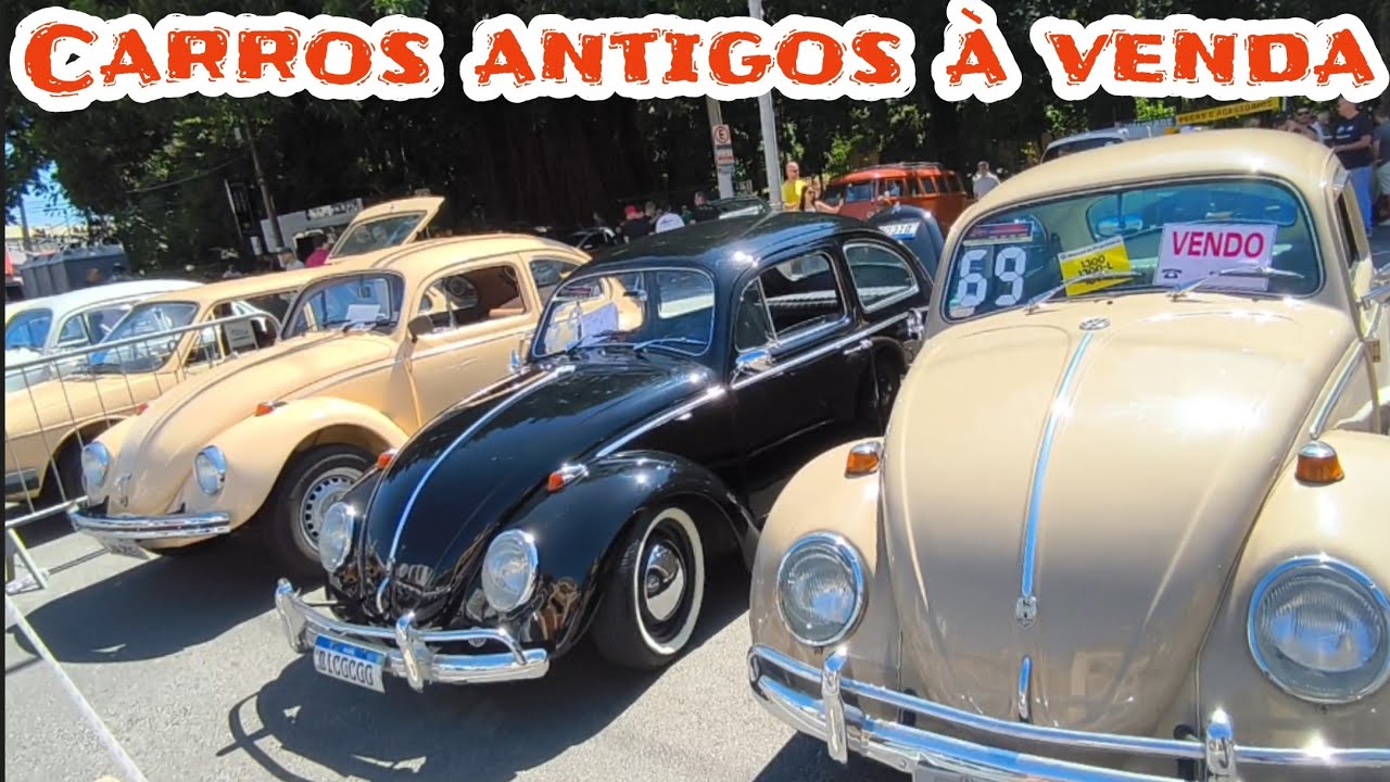 OLHA ISSO CARROS ANTIGOS A VENDA ENCONTRO CLÁSSICO EBAA EST. DA LUZ   #classiccars #aircooled #fusca