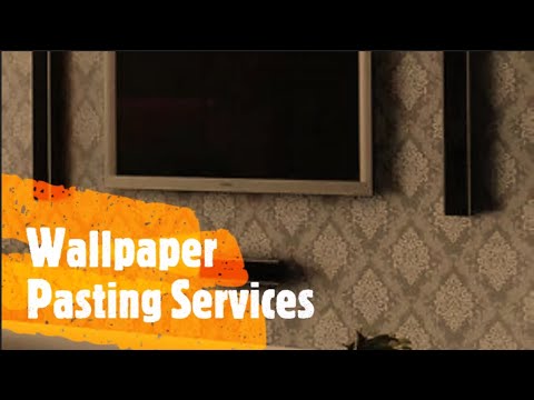 PVC Wallpaper Pasting Services, For Home