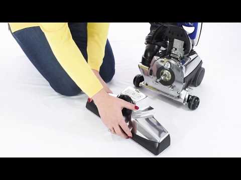 Install power nozzle on Kirby system