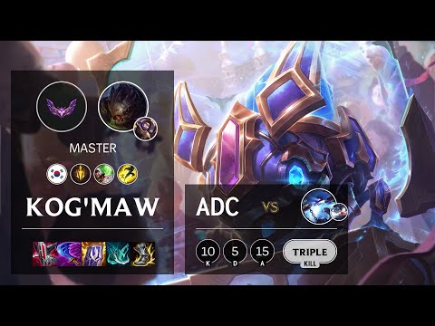 Kog'Maw ADC vs Xerath - KR Master Patch 12.1