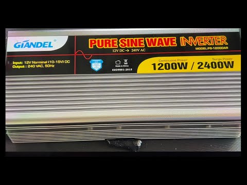 Giandel 1200 watt pure sine inverter