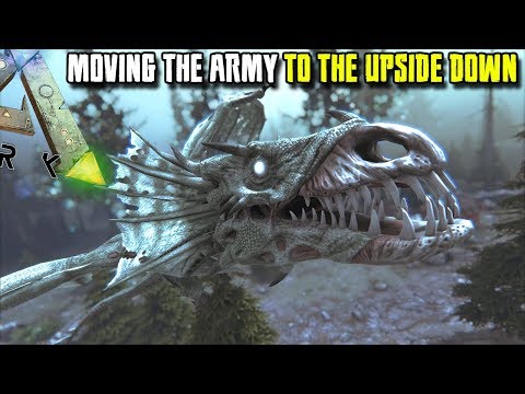 MOVING THE ARMY TO THE UPSIDE DOWN | JURASSIC ARK | ARK SURVIVAL EVOLVED [EP82]