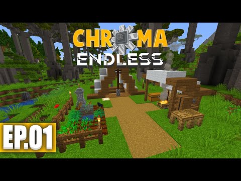 Minecraft Chroma Endless | MON NOUVEAU MODPACK ! - #1