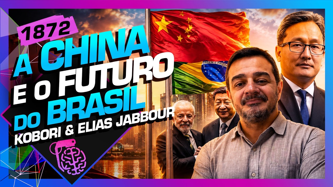 A CHINA E O FUTURO DO BRASIL: ELIAS JABBOUR E KOBORI  - Inteligência Ltda. Podcast #1872
