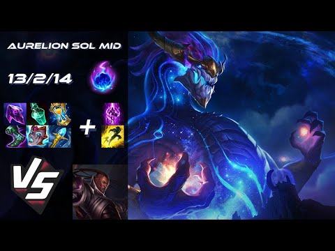 MID Aurelion Sol vs Lucian - EU Grandmaster Patch 14.14