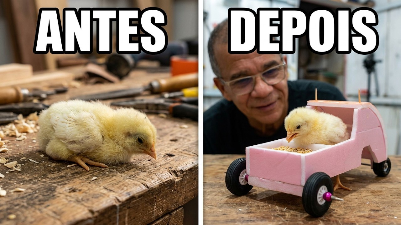 Ele não conseguia andar até eu inventar isto!