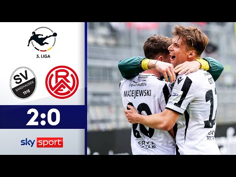 Sandhausen dämpft Essener Euphorie | SV Sandhausen - Rot-Weiss Essen | Highlights - 3. Liga 2023/24