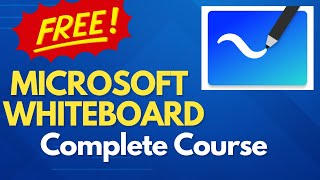 How to Use Microsoft Whiteboard - FREE complete starter course