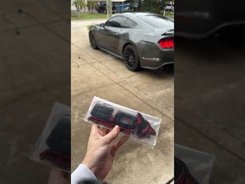 Replacing The 5.0 Mustang GT Badges 🔥 #shorts