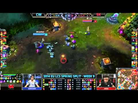 Copenhagen Wolves vs SK Gaming | CW vs SK | 2014 EU LCS Spring Split W9D1 G4 [HQ]