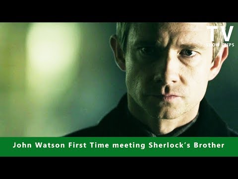 Doctor Watson Meeting Mycroft Holmes - Sherlock
