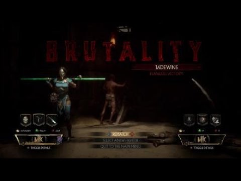 Mortal kombat 11 jade brutality tutorial:  simple execution
