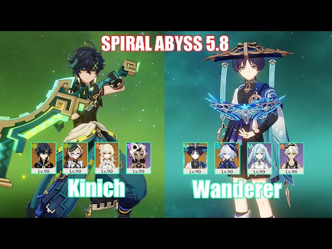 C0 Kinich & C0 Wanderer | Spiral Abyss 5.8 | Genshin Impact