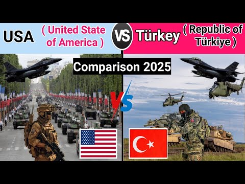 USA vs Türkey Military Power Comparison 2025 | USA | vs | Türkey | America | Military Comparison |