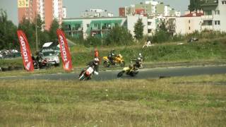 preview picture of video 'Fun & Safety Tor Lublin.  (delikatny szlif DRZ 400SM)'