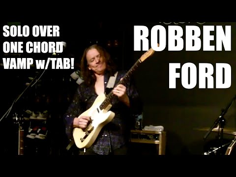 Robben Ford LETS LOOSE on a one chord vamp!