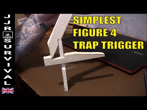 Simplest Figure 4 Deadfall Trap Trigger