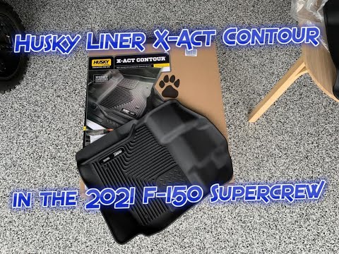 How to Install Husky Liners in the FORD F-150 - X-Act Contour Floor Liners (2021 2022 2023 2024)