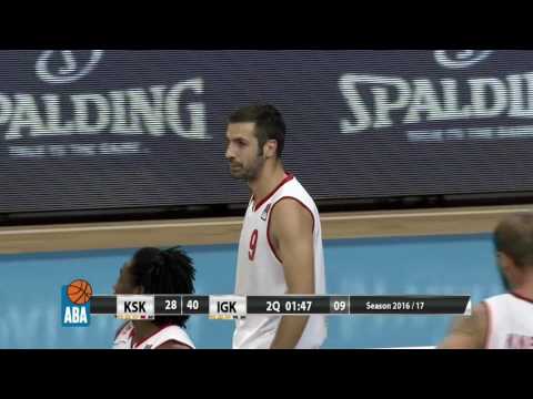 ABA Liga 2016/17 highlights, Round 2: Karpoš Sokoli - Igokea (5.10.2016)