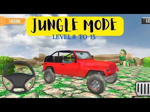 Hill Climb SUV Car Drive Simulator #3 - Off-road 4x4 Red Jeep Mountain Driving -Android iOS GamePlay