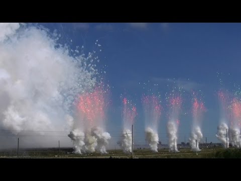 Adelfia (BA) 2014 - Batteria Sanseverese by Pirogiochi CHIARAPPA - ©PiroMac videos