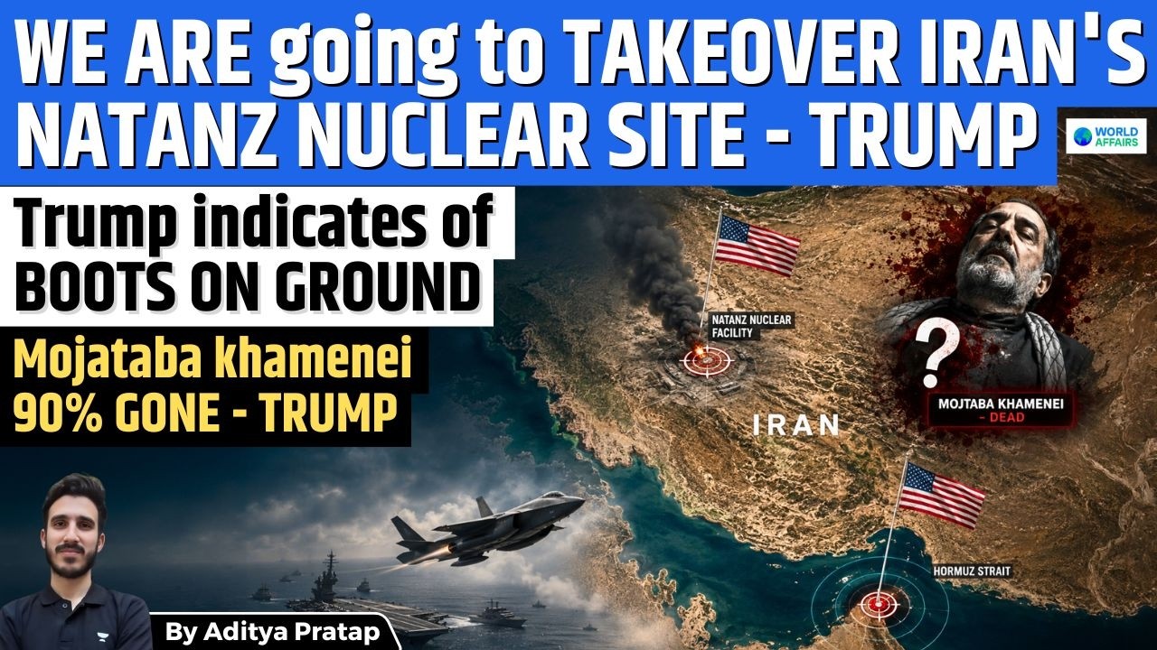 Trump's Explosive Claim: "Mojtaba Khamenei Is 90% Gone" | Iran War Escalates
