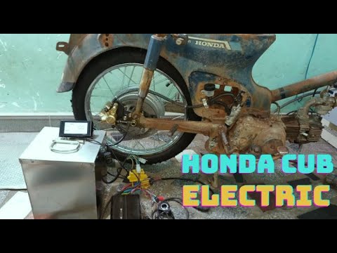 Thumbnail for Honda Super Cub C50 RESTORATION - Add Hub Motor and Test - Part 2 (Project Hyper Electric Motorbike) by Honda Super Cub
