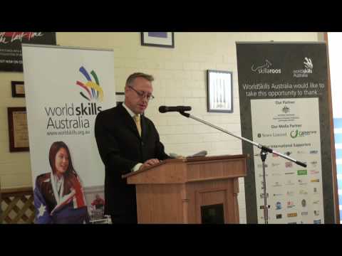 David Riordan WorldSkills Australia Mock Competition Launch Newcastle Thumbnail