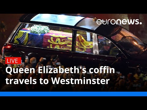 Queen Elizabeth's coffin travels from Buckingham Palace to Westminster