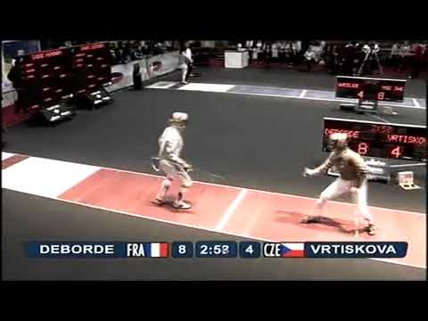 Belfast World Championships 2009 JWS - L64 - Deborde FRA v Vrtiskova CZE