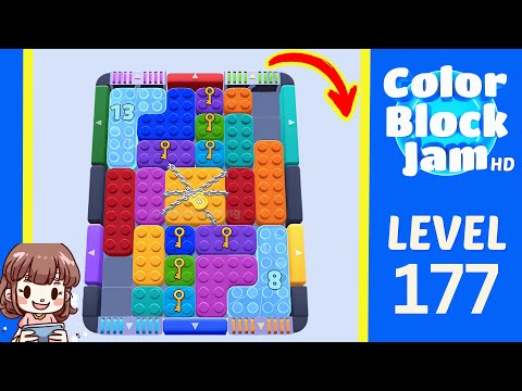 Color Block Jam Level 177 Solution Walkthrough