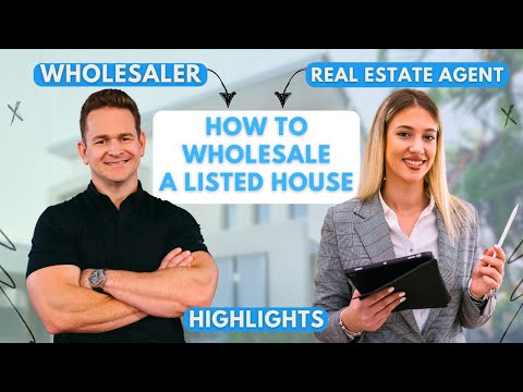 How To Wholesale A House Listed With A Real Estate Agent | (Best Moments)