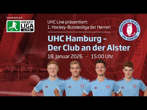 UHC Live - UHC vs. DCADA - 1. Herren Hallenhockey Bundesliga - 18.01.2026 - 15.00 h