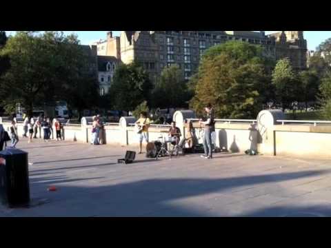 Buskers in Edinburgh