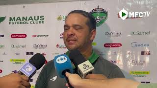 COLETIVA TÉCNICO DICO WOOLLEY (11/03/2026) MANAUSFC 0 X 0 LONDRINA, 3ª FASE DA COPA DO BRASIL 2026.
