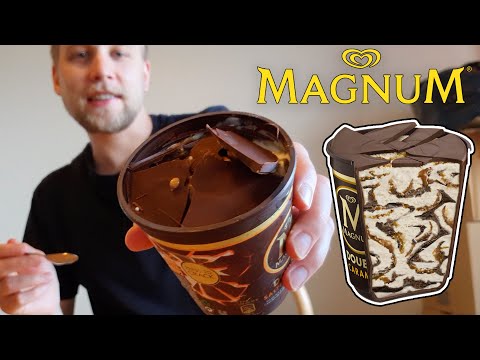 Magnum Double Salted Caramel (Review & Unboxing) Ice Cream Tub 440ml