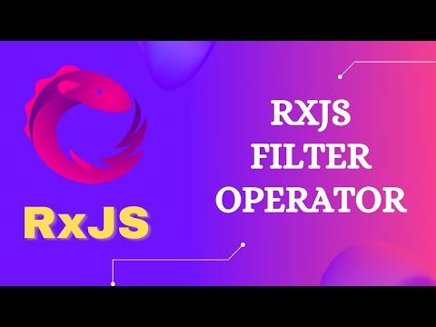 30. RxJS Filter Operator. Learn RxJS Filtering category Filter Operator - RxJS