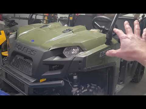 Polaris ranger windshield install. 570 full size from Super ATV