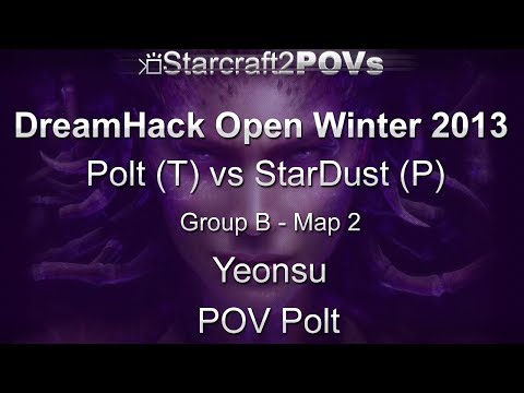 SC2 HotS - DreamHack Winter 2013 - Polt vs StarDust - Group B - Map 2 - Yeonsu - Polt